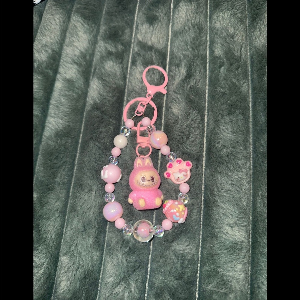 Key chain/bag charm Pink